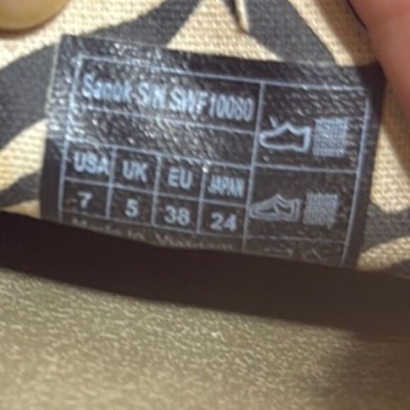 Sanuk Charcoal Gray Slip-On Sidewalk Surfer Size 7 - Picture 10 of 11